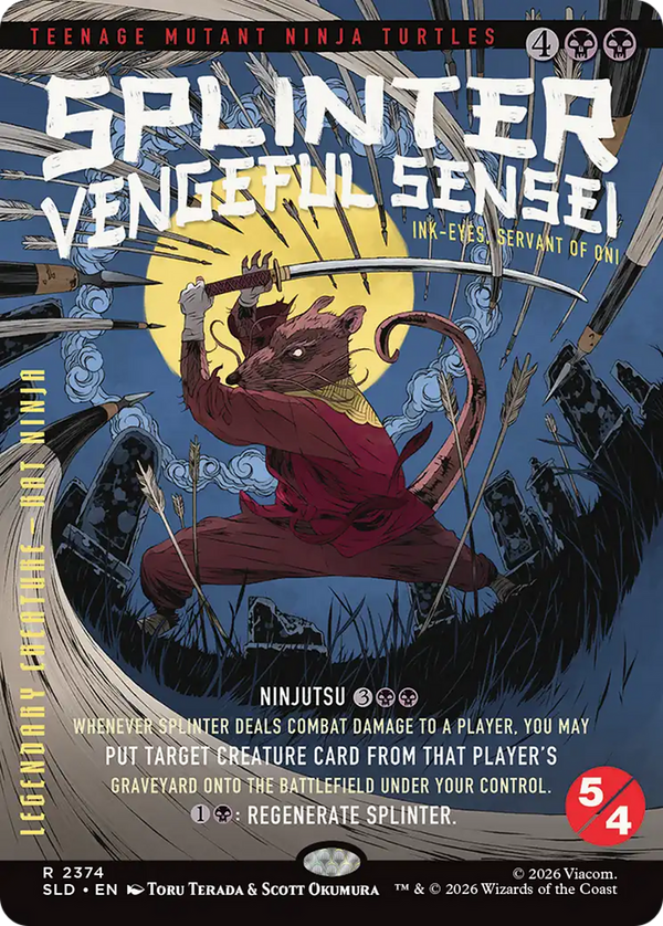 Splinter, Vengeful Sensei // Ink-Eyes, Servant of Oni - TMNT: The Last Ronin (SLD)