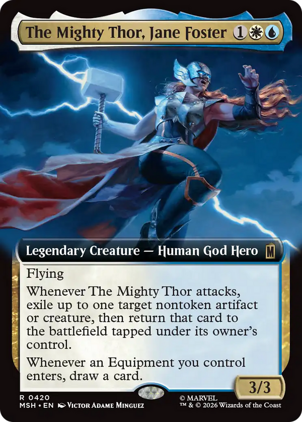 The Mighty Thor, Jane Foster - Extended Art (MSH) (Pre-Order)
