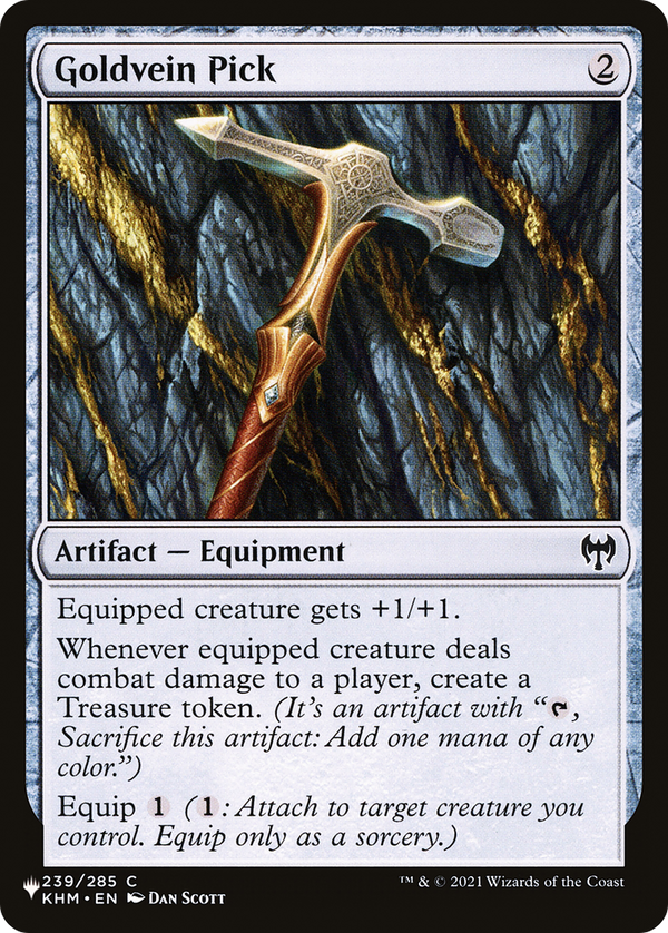 Goldvein Pick - KHM Reprint (PLST)