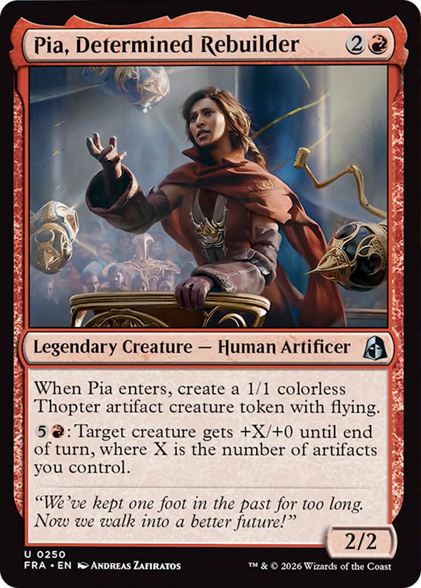 Pia, Determined Rebuilder (FRA)