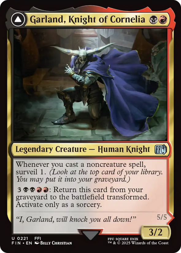 Garland, Knight of Cornelia // Chaos, the Endless (FIN)