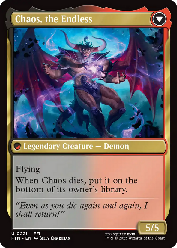 Garland, Knight of Cornelia // Chaos, the Endless (FIN)