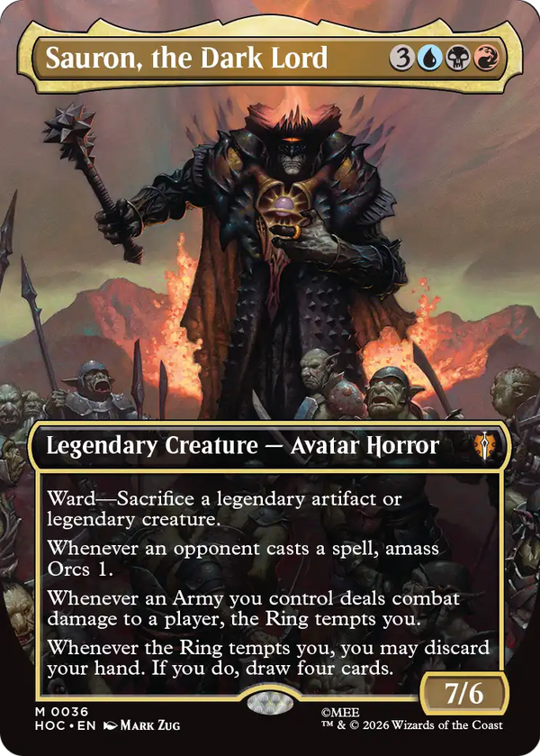 Sauron, the Dark Lord - Borderless (HOC)
