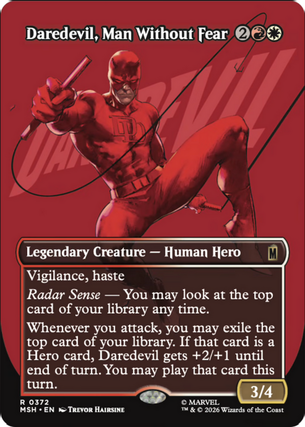 Daredevil, Man Without Fear - Logo Showcase (MSH)