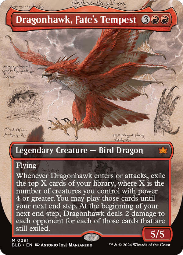 Dragonhawk, Fate's Tempest - Borderless (BLB)
