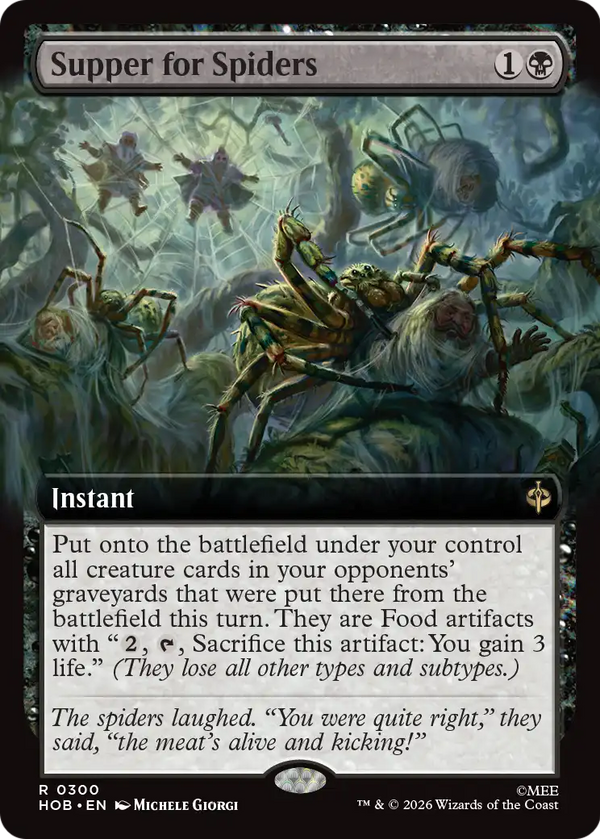 Supper for Spiders - Extended Art (HOB)