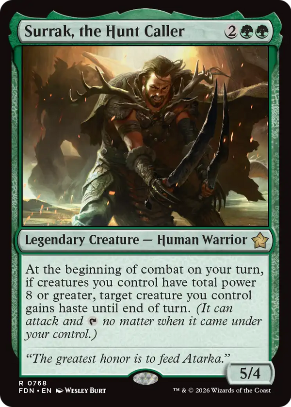 Surrak, the Hunt Caller (FDN)
