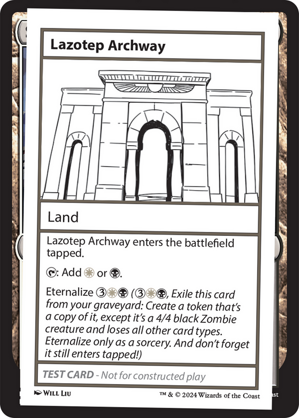 Lazotep Archway - Test Card (MB2)