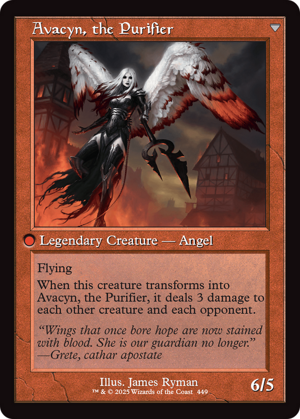 Archangel Avacyn // Avacyn, the Purifier - Retro Frame (INR)