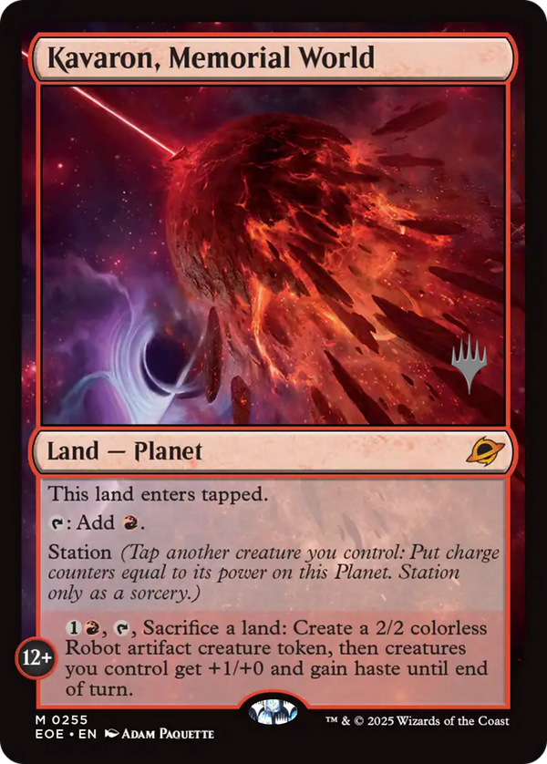 Kavaron, Memorial World - Promo Pack (PEOE)