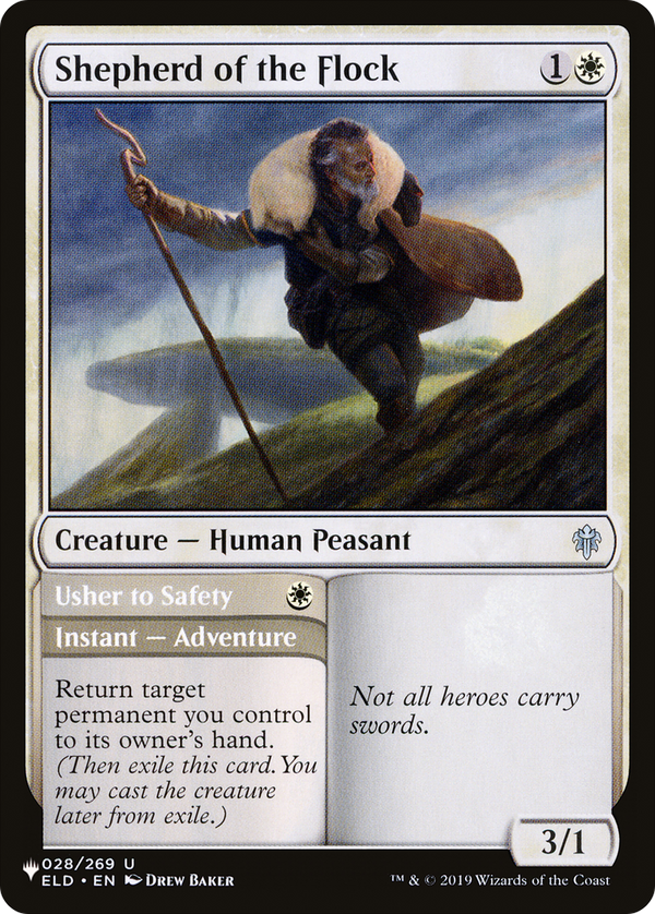 Shepherd of the Flock // Usher to Safety - ELD Reprint (PLST)