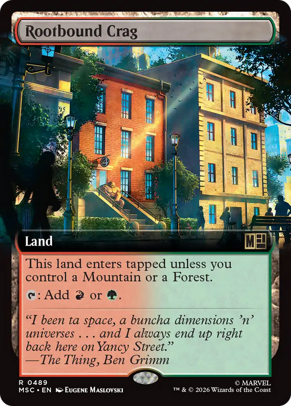 Rootbound Crag - Extended Art (MSC) (Pre-Order)
