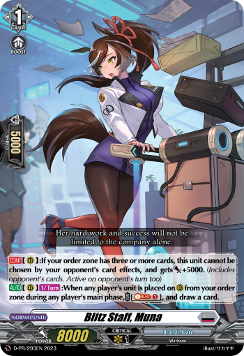 Blitz Staff, Muna - D-PR/0293EN - Promo