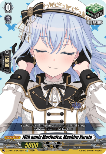 10th anniv Morfonica, Mashiro Kurata - DZ-BT12/EX26EN - Extra Rare