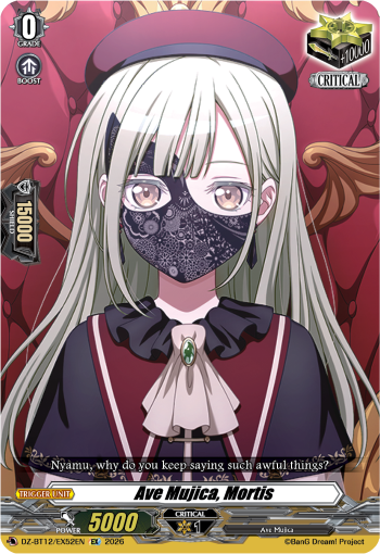 Ave Mujica, Mortis - DZ-BT12/EX52EN - Extra Rare