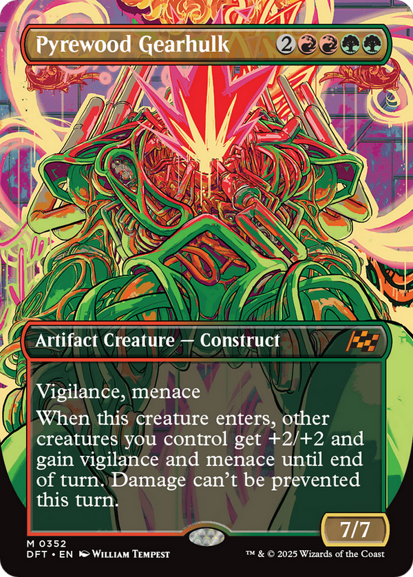 Pyrewood Gearhulk - Borderless Graffiti Giant (DFT)