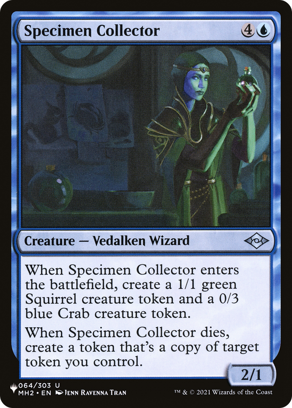 Specimen Collector - MH2 Reprint (PLST)