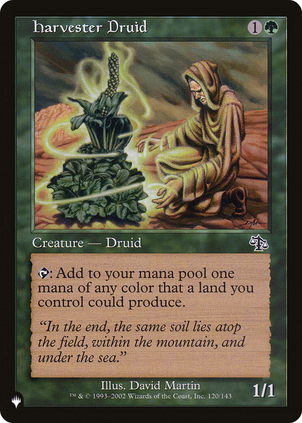 Harvester Druid - JUD Reprint (PLST)
