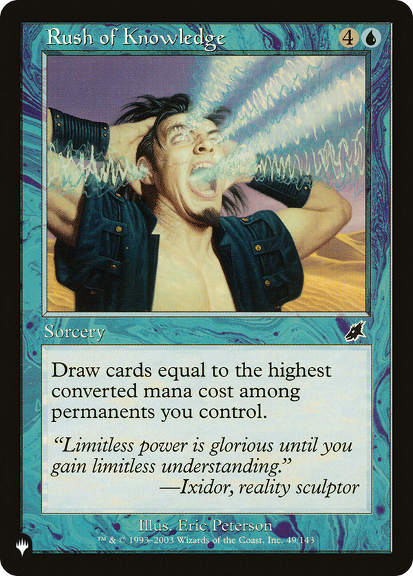 Rush of Knowledge - SCG Reprint (PLST)