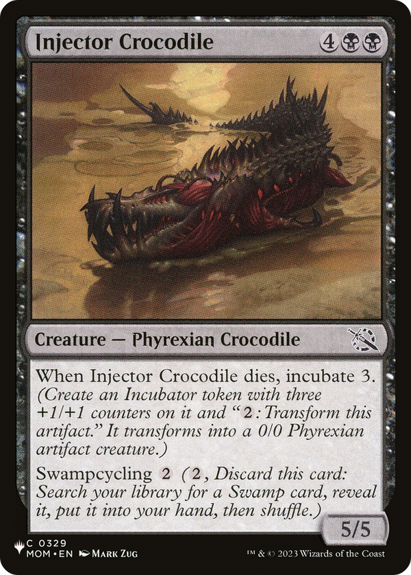 Injector Crocodile - MOM Reprint (PLST)