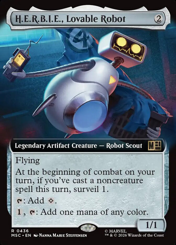 H.E.R.B.I.E., Lovable Robot - Extended Art (MSC)