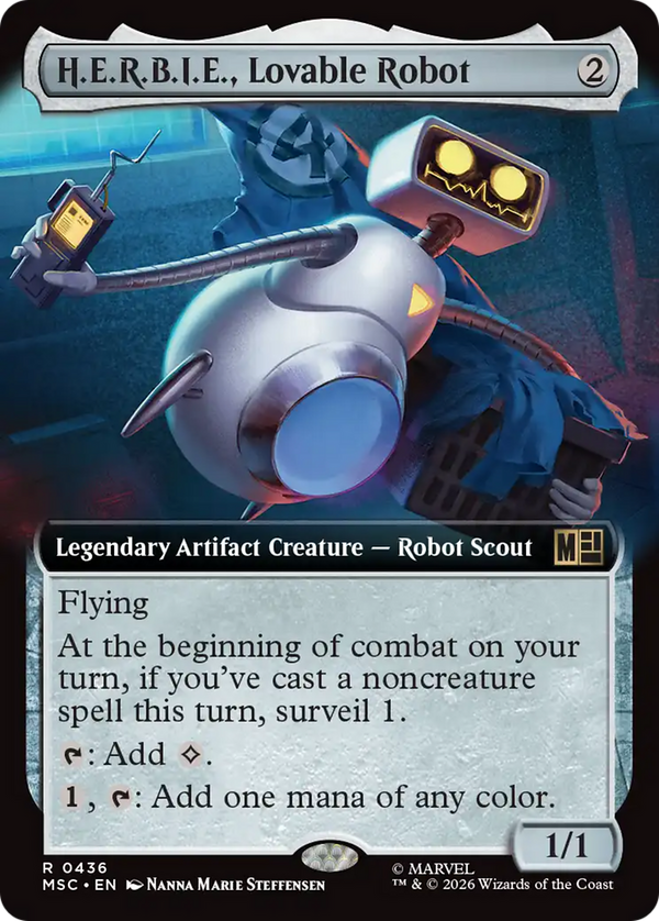 H.E.R.B.I.E., Lovable Robot - Extended Art (MSC) (Pre-Order)