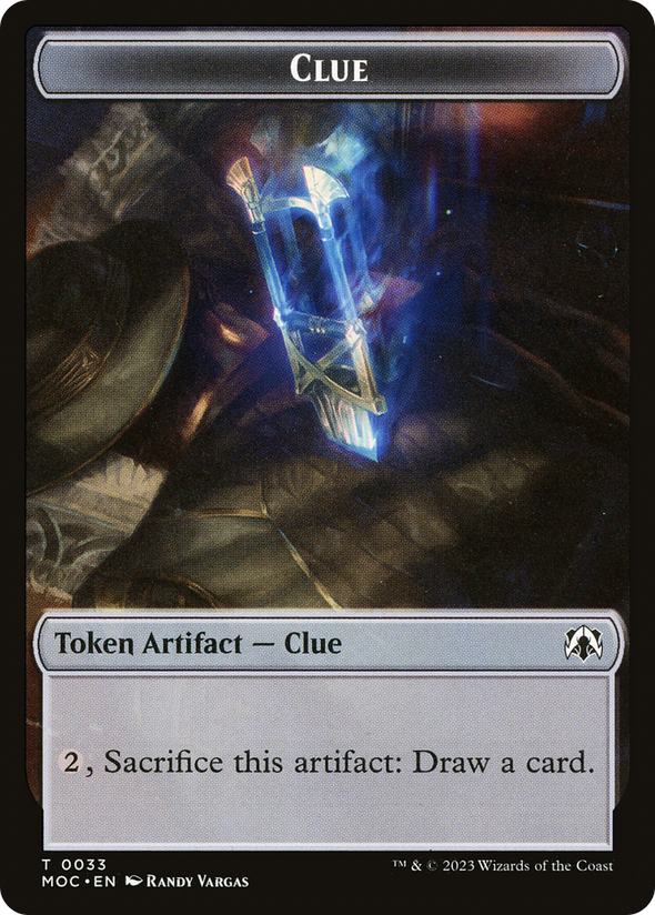 Clue // Golem Token (TMOC)