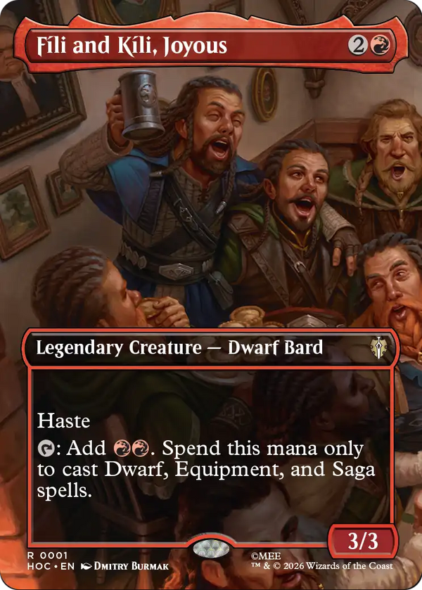 Fili and Kili, Joyous - Borderless (HOC)