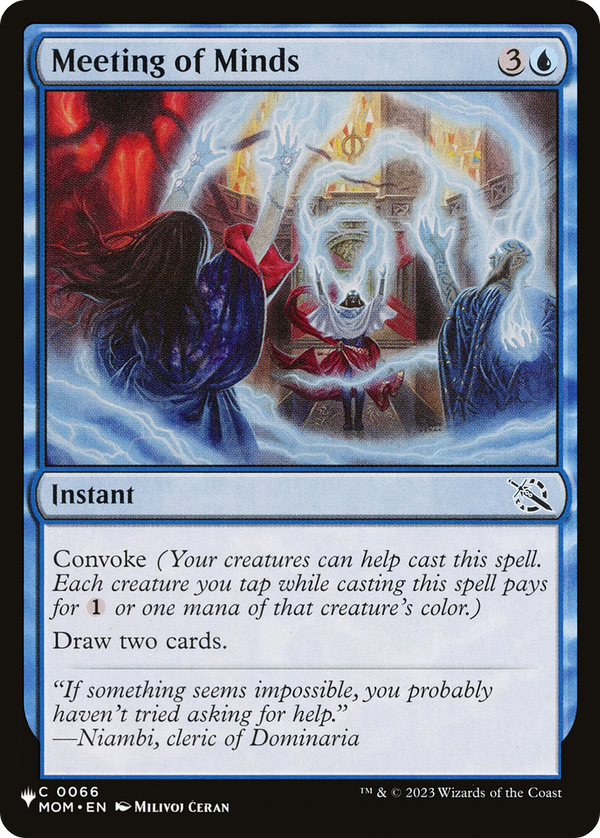 Meeting of Minds - MOM Reprint (PLST)
