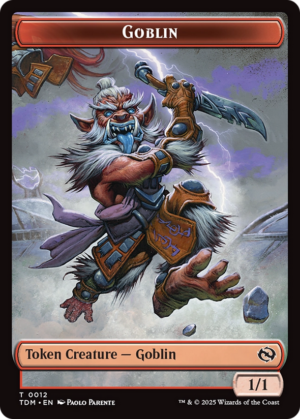 Goblin // Warrior Token (TTDM)