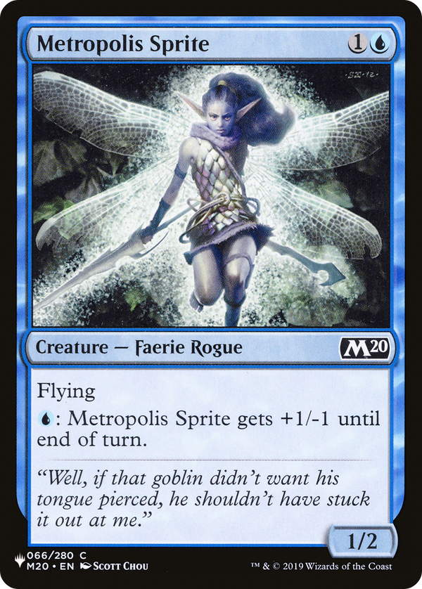 Metropolis Sprite - M20 Reprint (PLST)