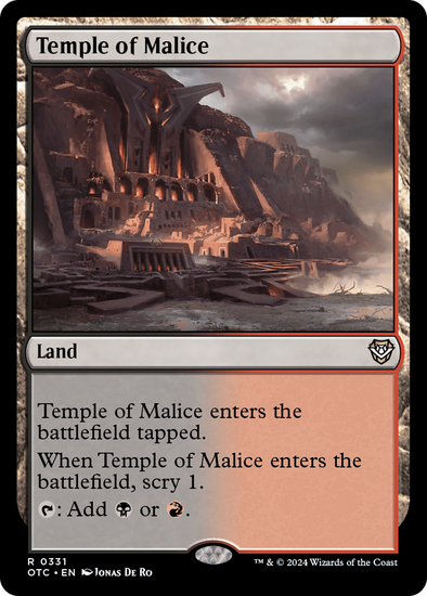 Temple of Malice (OTC)