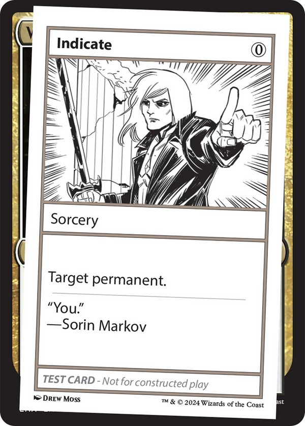 Indicate - Test Card (MB2)