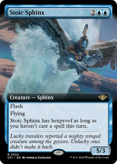 Stoic Sphinx - Extended Art (OTJ)