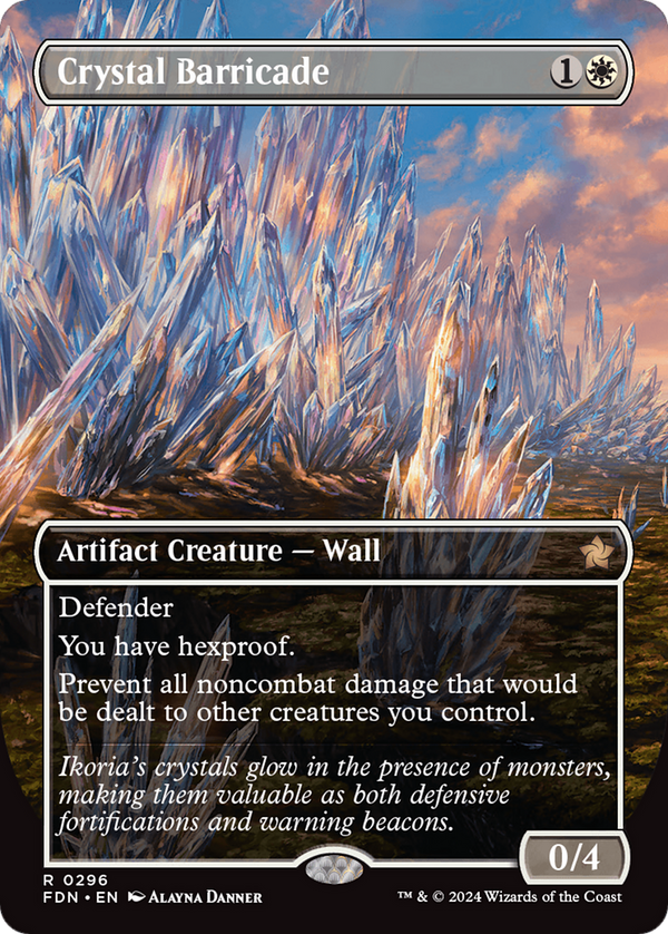 Crystal Barricade - Borderless (FDN)