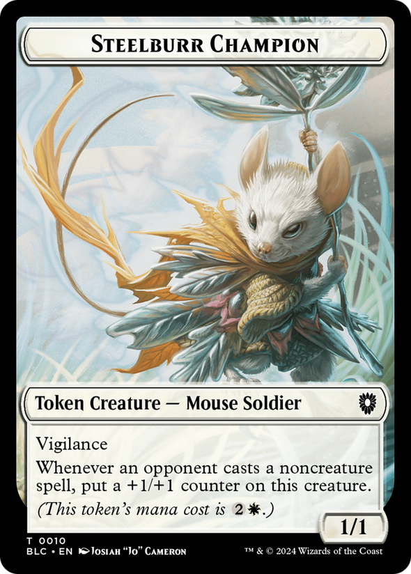 Steelburr Champion // Squid Token (TBLC)