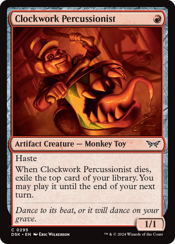 Clockwork Percussionist - Lurking Evil Alternate Art (DSK)