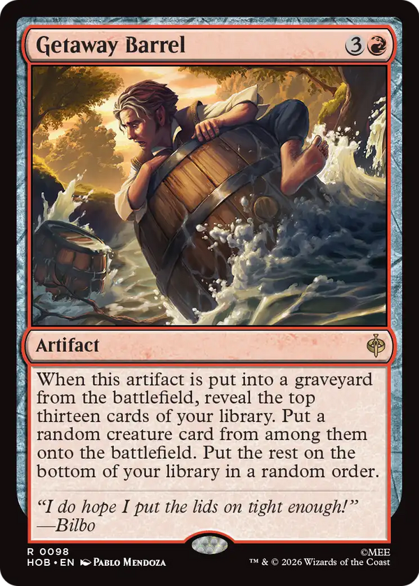 Getaway Barrel (HOB) (Pre-Order)