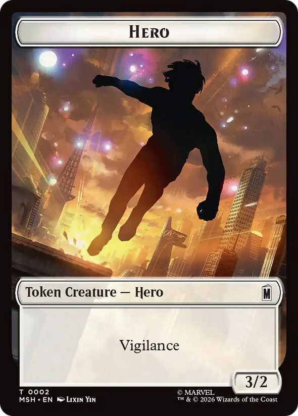 Hero // Robot Villain Token (TMSH)