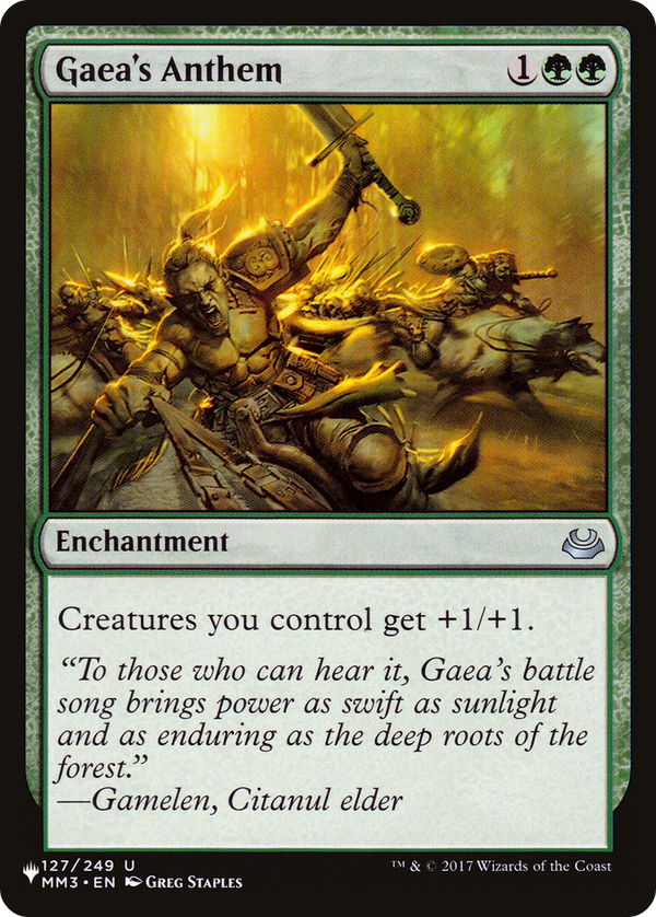 Gaea's Anthem - MM3 Reprint (PLST)