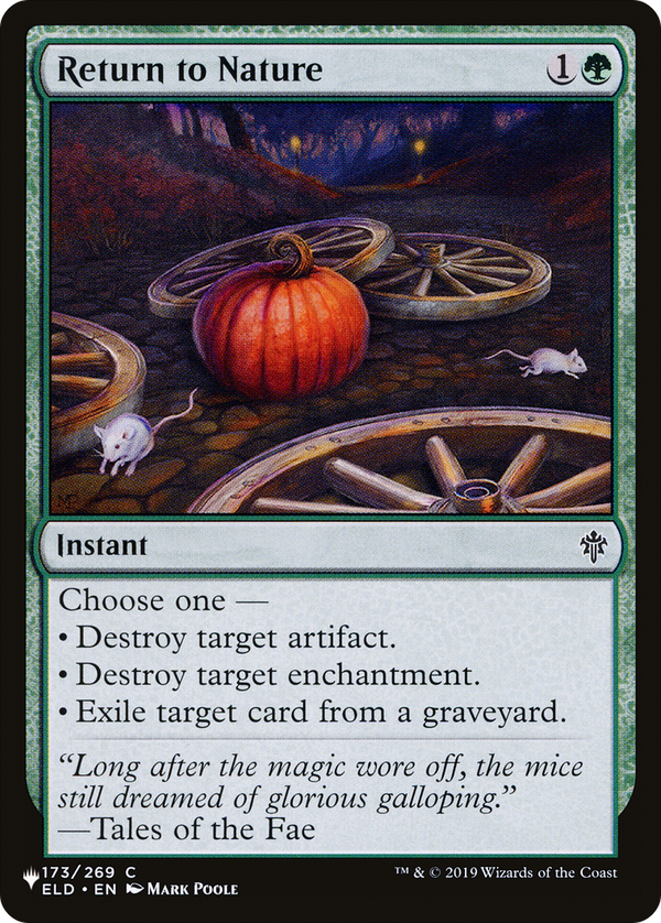 Return to Nature - ELD Reprint (PLST)