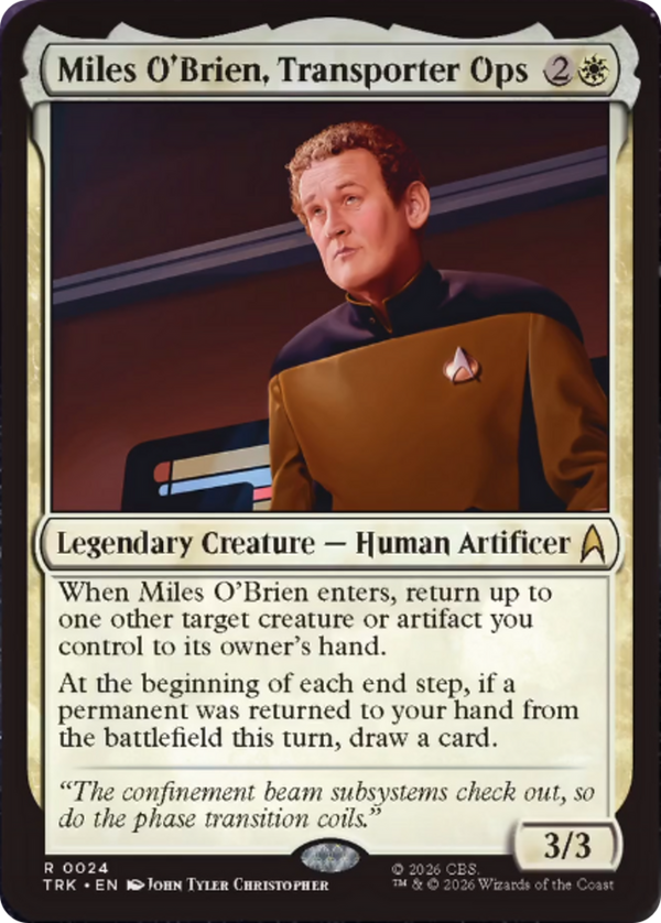 Miles O'Brien, Transporter Ops (TRK) (Pre-Order)