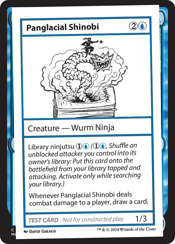 Panglacial Shinobi - Test Card (MB2)