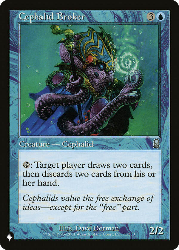 Cephalid Broker - ODY Reprint (PLST)