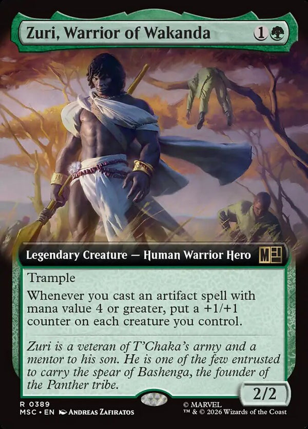 Zuri, Warrior of Wakanda - Extended Art (MSC)