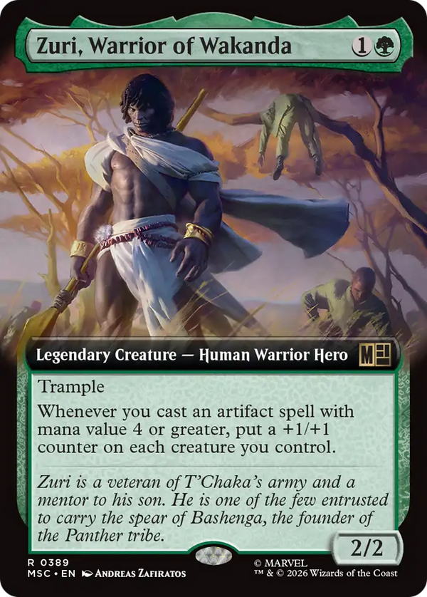 Zuri, Warrior of Wakanda - Extended Art (MSC) (Pre-Order)