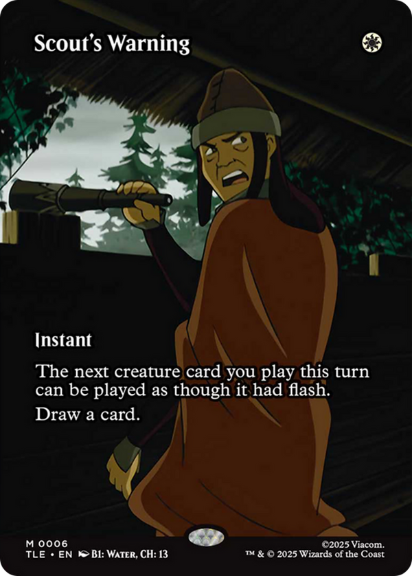 Scout's Warning - Borderless Source Material (TLE)