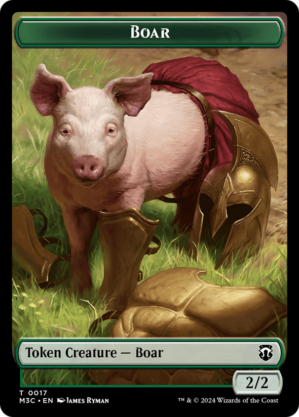 Boar // Forest Dryad Token (TM3C)