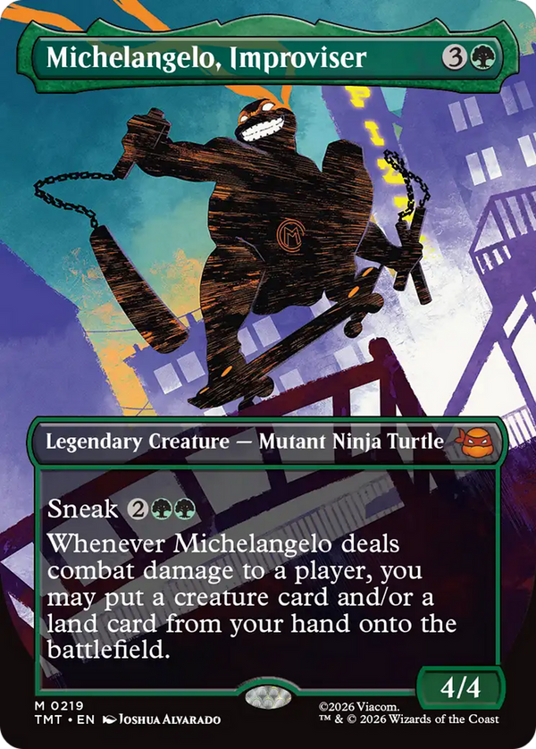 Michelangelo, Improviser - Silhouette Showcase (TMT)