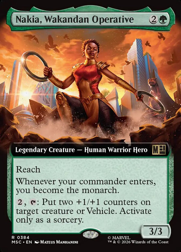 Nakia, Wakandan Operative - Extended Art (MSC)